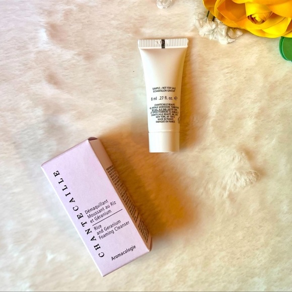 CHANTECAILLE RICE AND GERANIUM FOAMING CLEANSER TRAVEL SIZE MINI, .27 FL… - Picture 3 of 10